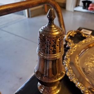 Antique silver shaker